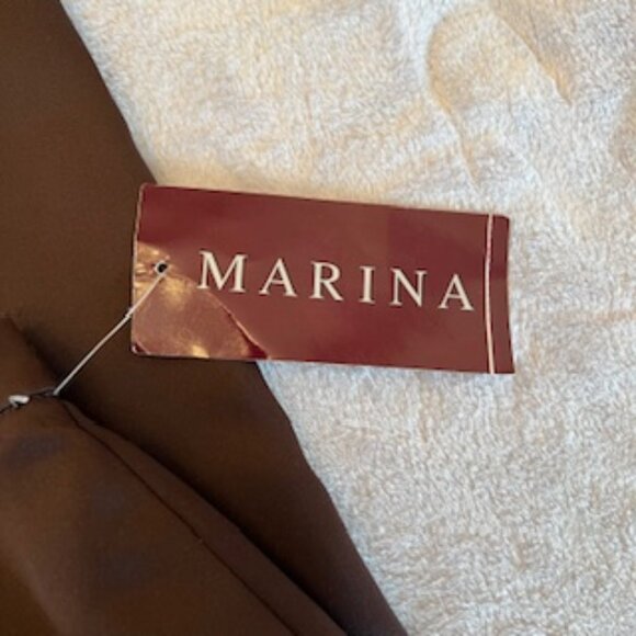 Marina Women's Maxi Lined Skirt With Slit Back 10 - Picture 14 of 16